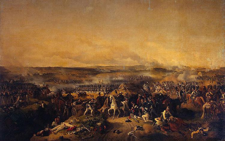 Peter von Hess Die Schlacht bei Borodino oil painting image